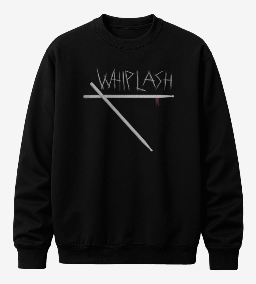 Poleron polo Negro de Whiplash Baquetas