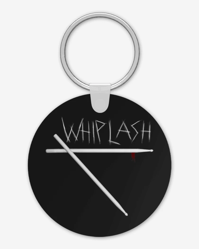 Llavero Negro de Whiplash Baquetas