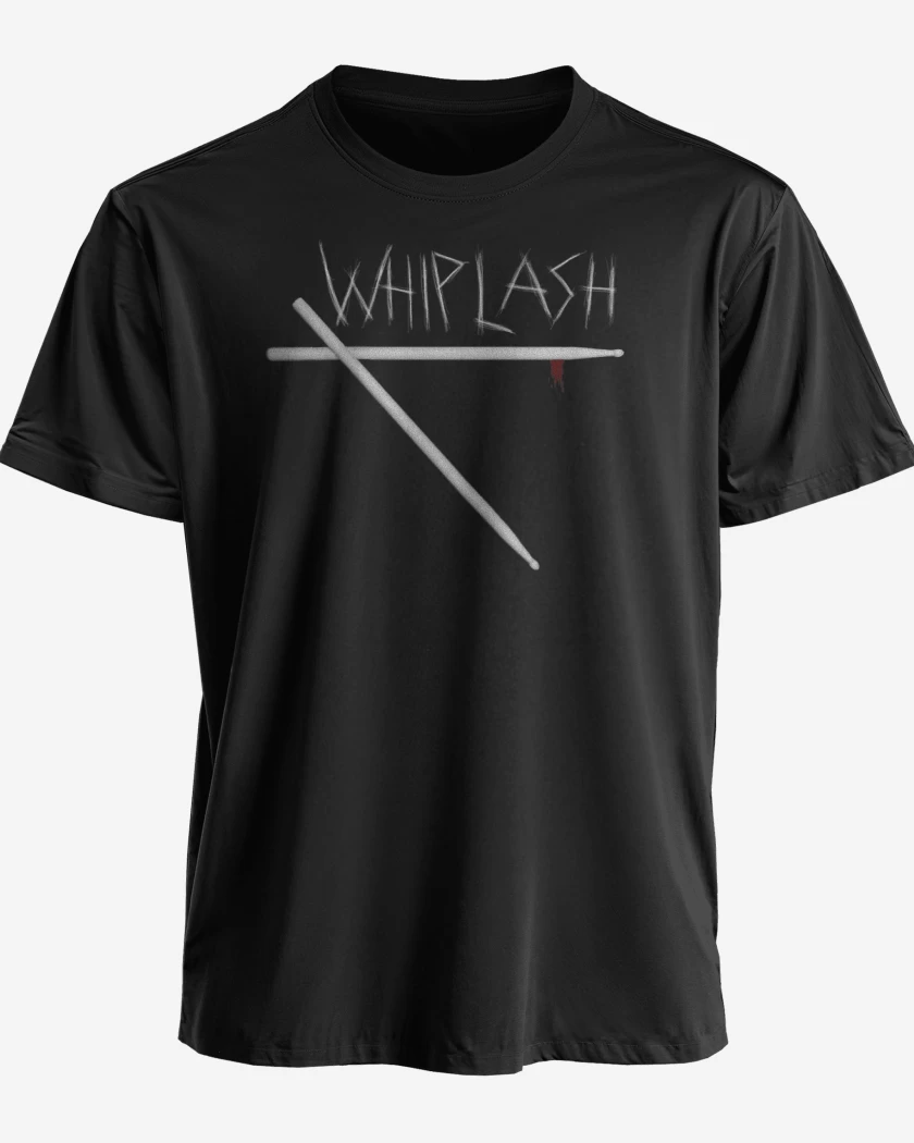 Polera premium Negro de Whiplash Baquetas