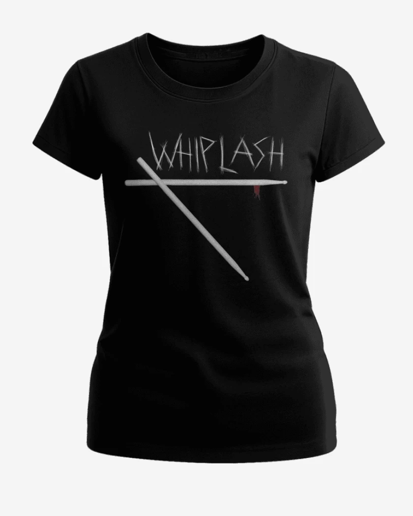 Polera de Mujer Negro de Whiplash Baquetas