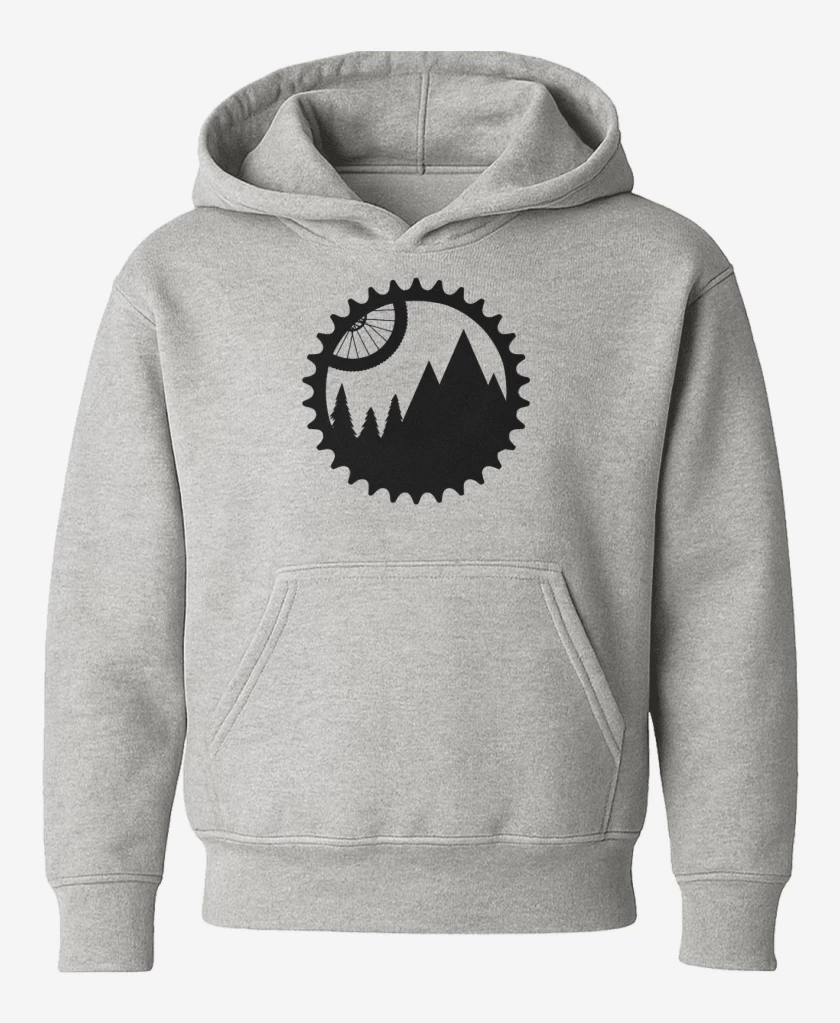 Poleron de niño Gris Melange de Bike montain