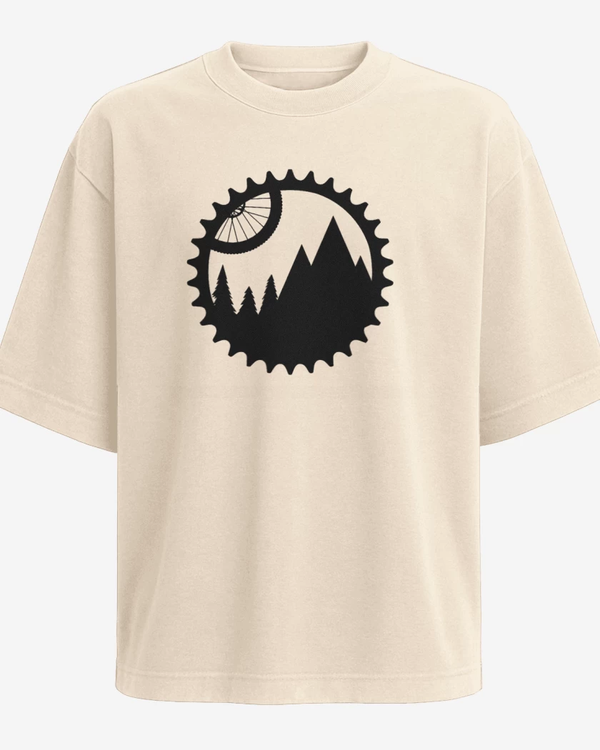 Polera Oversize Beige de Bike montain