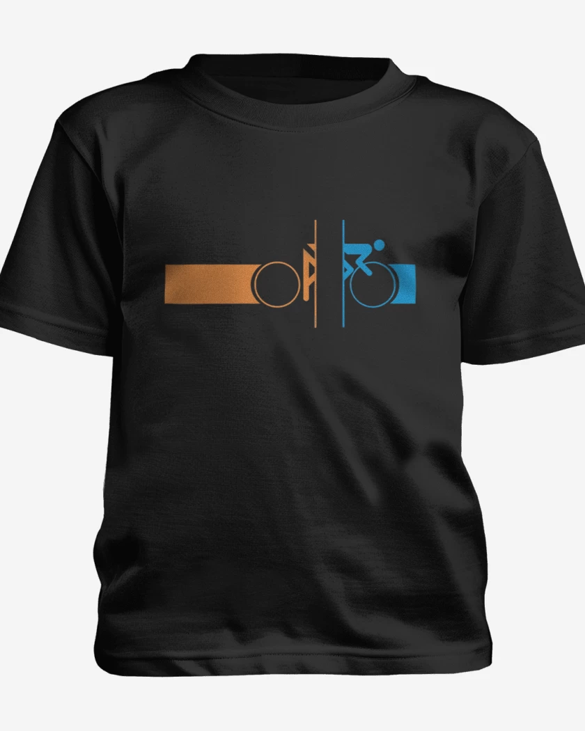 Polera de niño Negro de Bike portal 