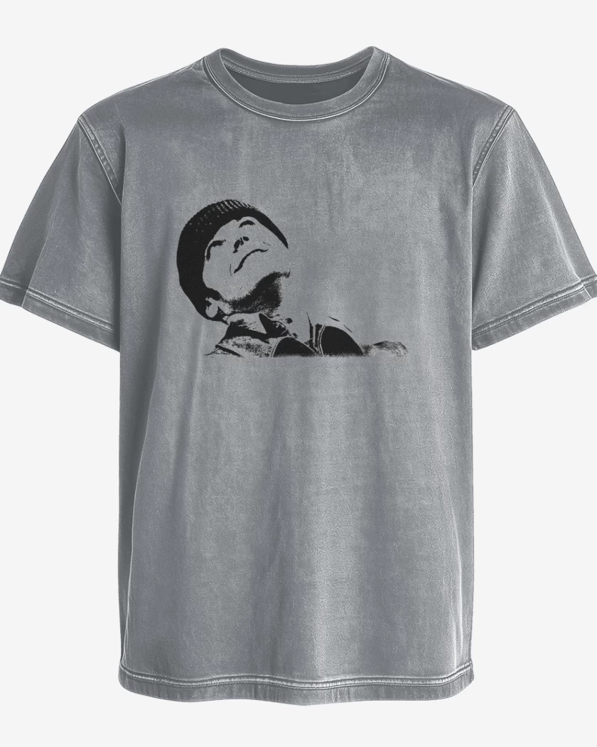Polera desgastada Gris Melange de Atrapado Sin Salida 