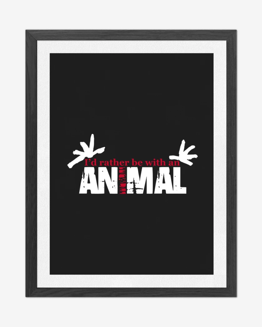 Cuadro decorativo Negro de Animal PJ 