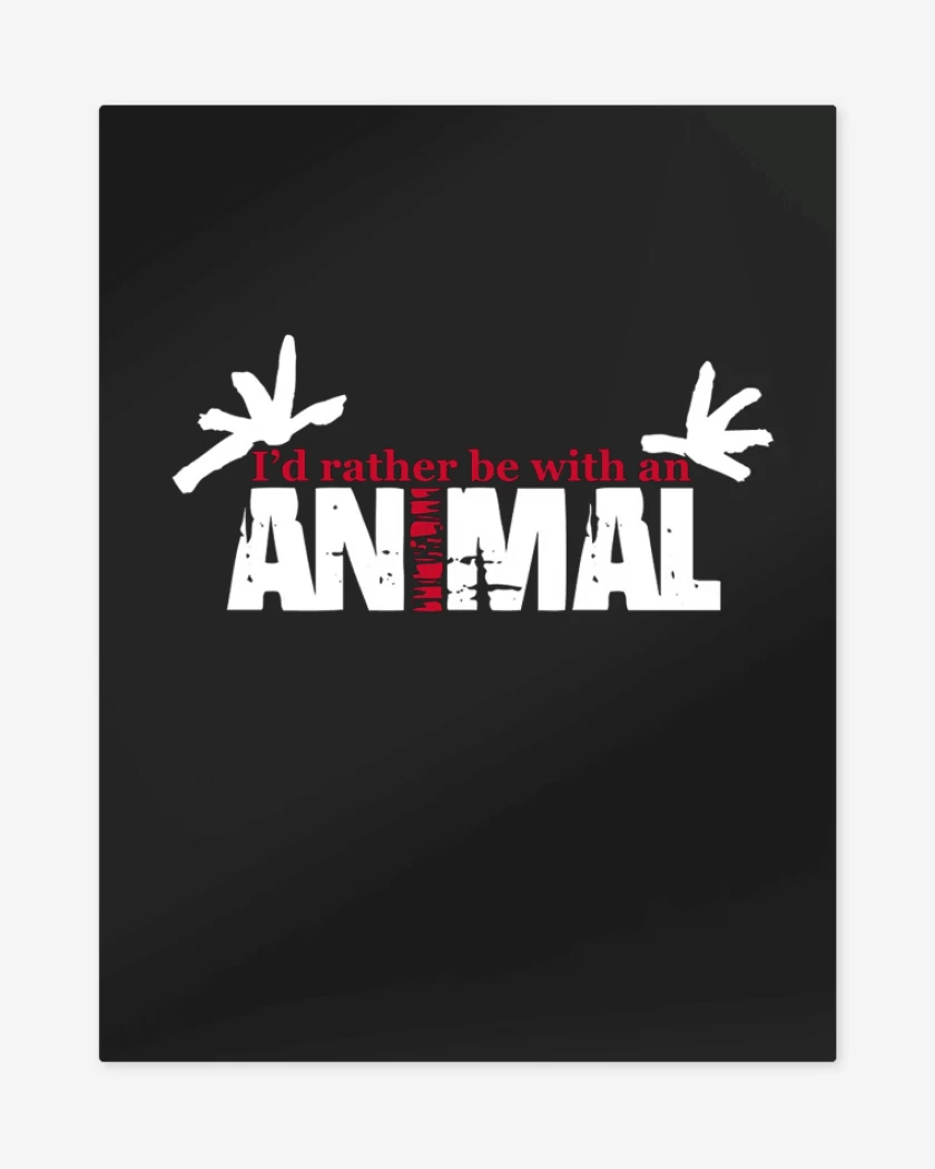 Print metalico Negro de Animal PJ 