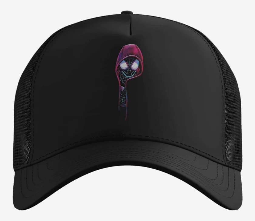Gorro Negro de Spider Capucha 