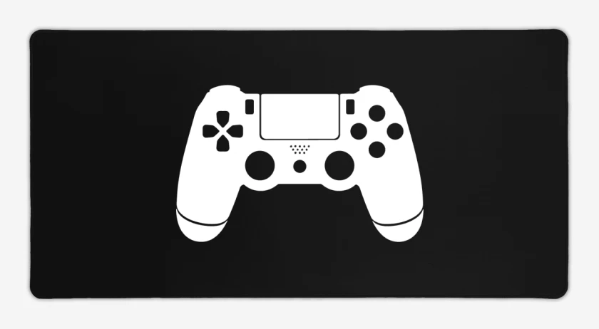 Mouse pad Gamer Negro de Joystick PS4