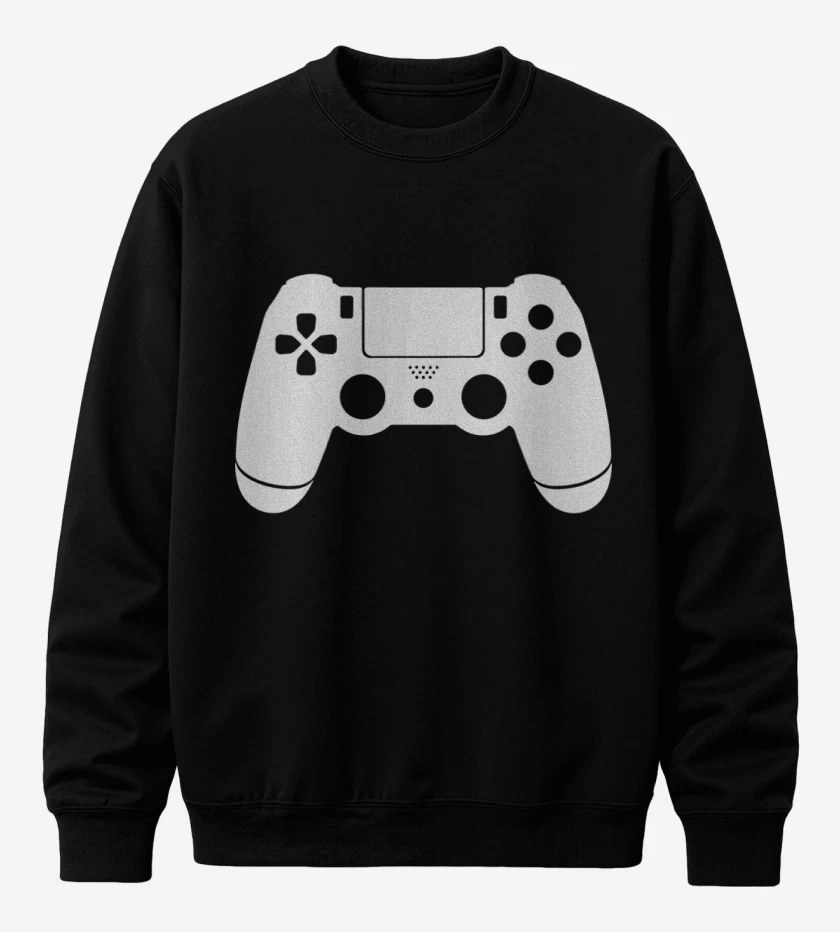 Poleron polo Negro de Joystick PS4