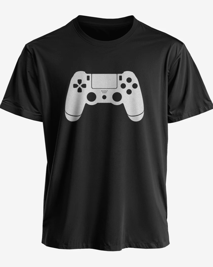 Polera premium Negro de Joystick PS4