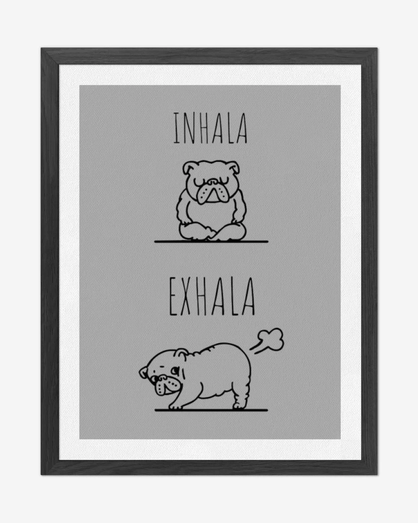 Cuadro decorativo Gris Melange de Inhala