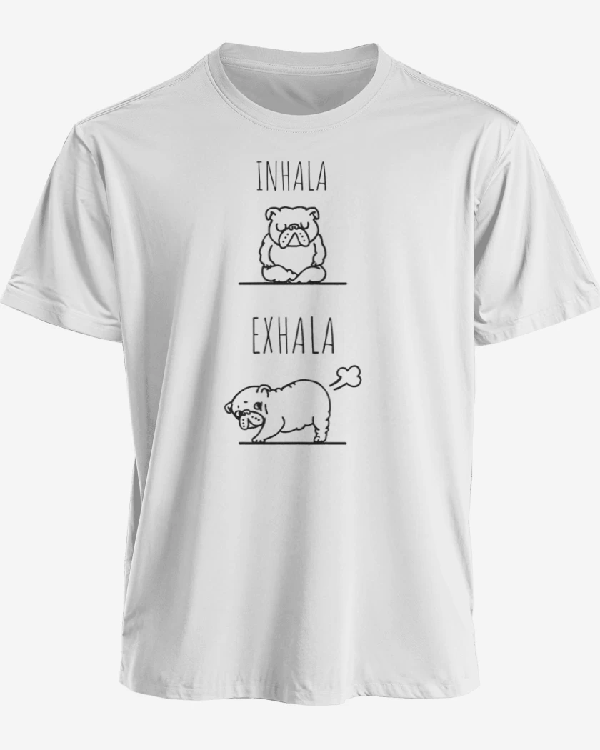 Polera premium Blanco de Inhala