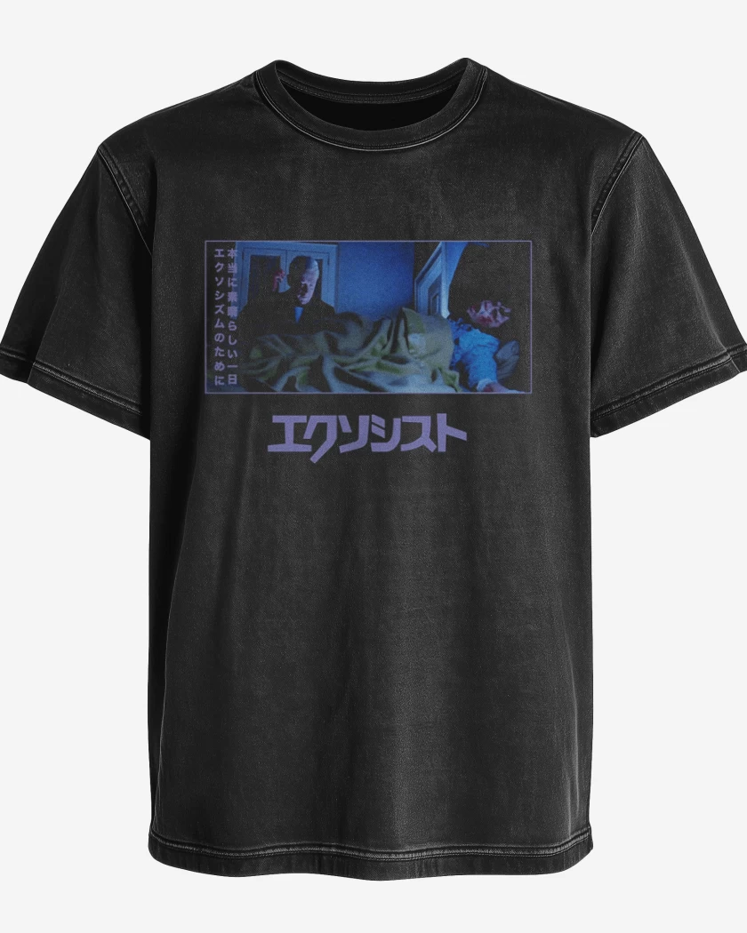 Polera desgastada Negro de Kawaisorcist