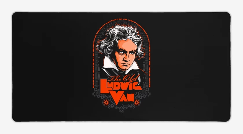 Mouse pad Gamer El viejo ludwig van...