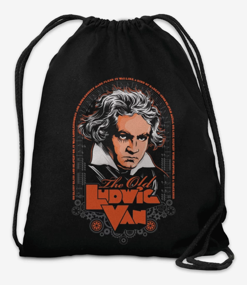 Mochila Negro de El viejo ludwig van...