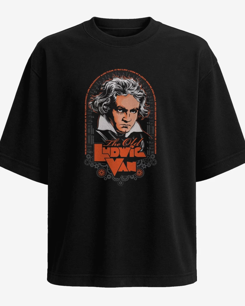 Polera Oversize El viejo ludwig van...