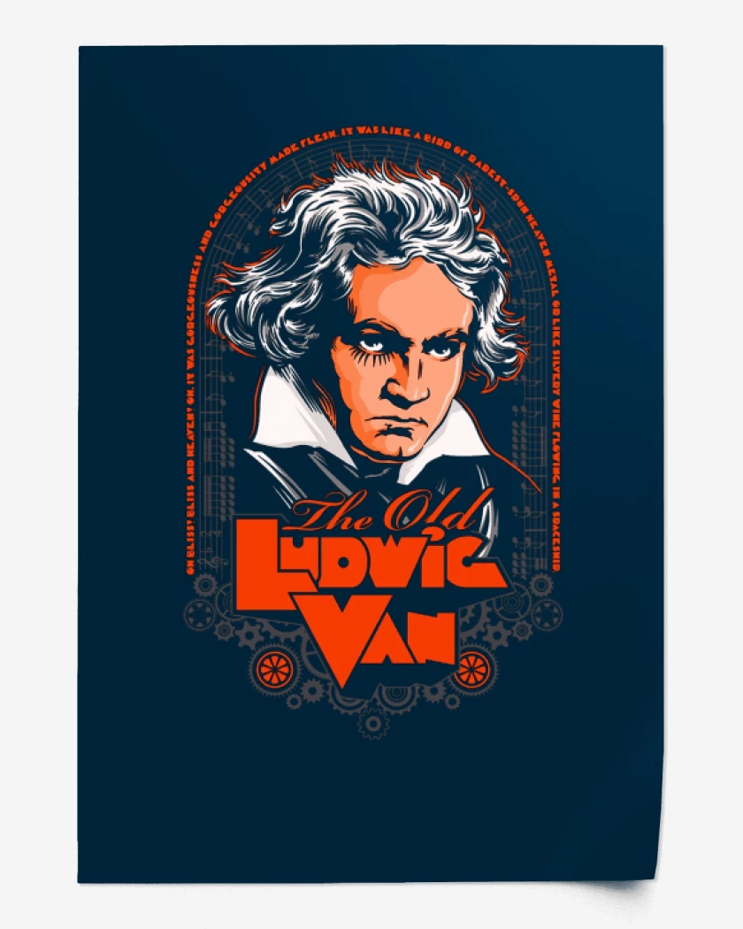 Print El viejo ludwig van...