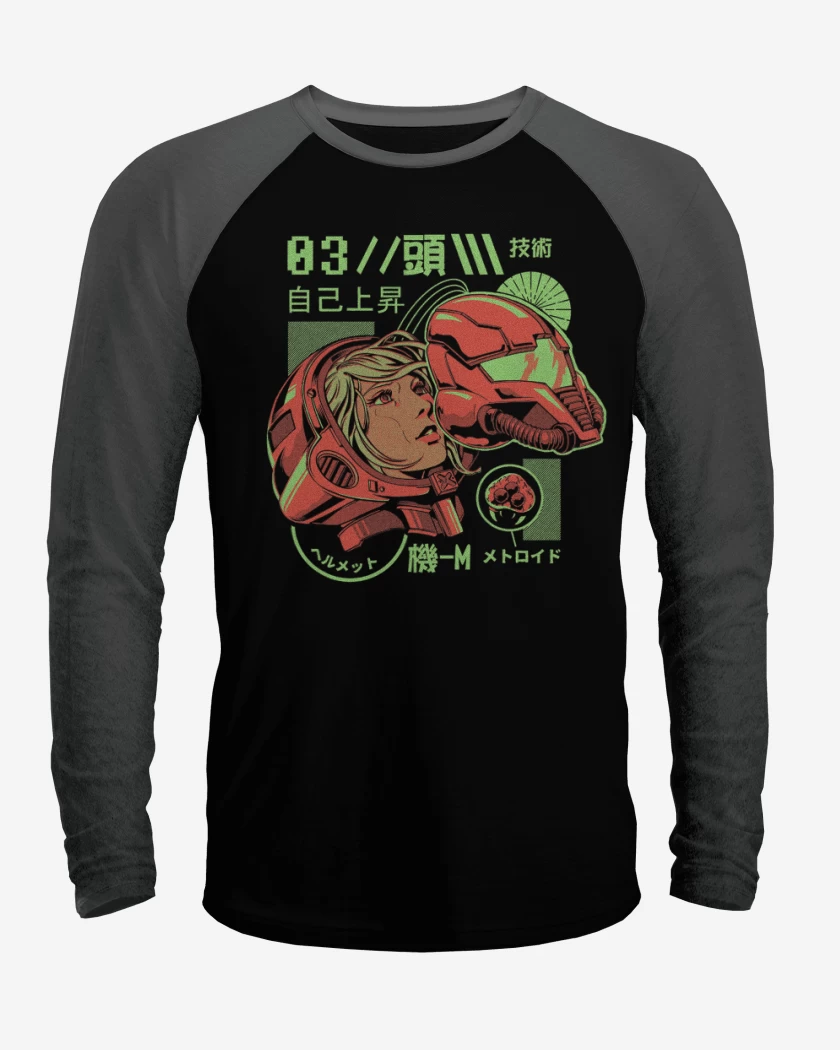 Polera Raglan La samus 2