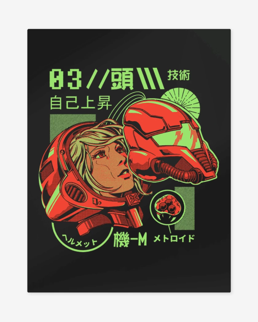 Print metalico La samus 2