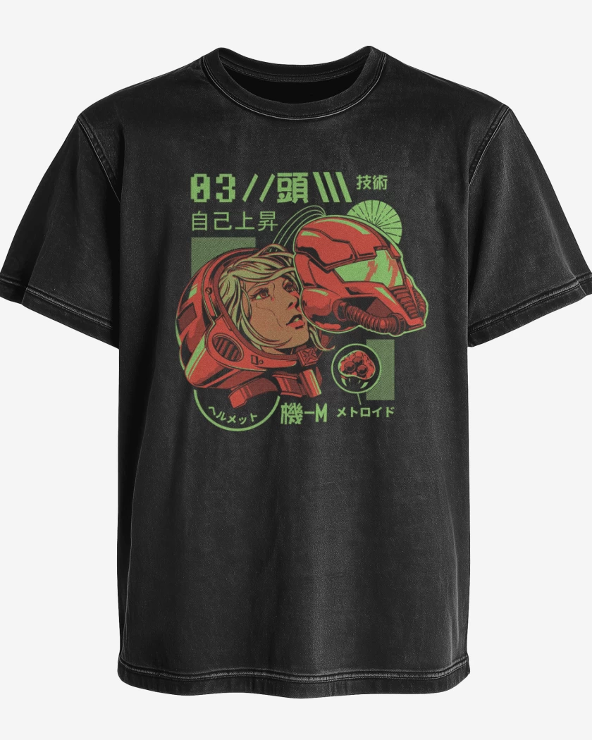 Polera desgastada La samus 2