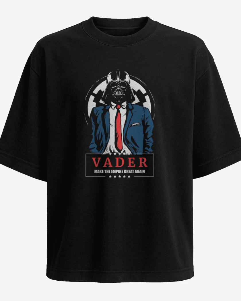 Polera Oversize Negro de Vader 2