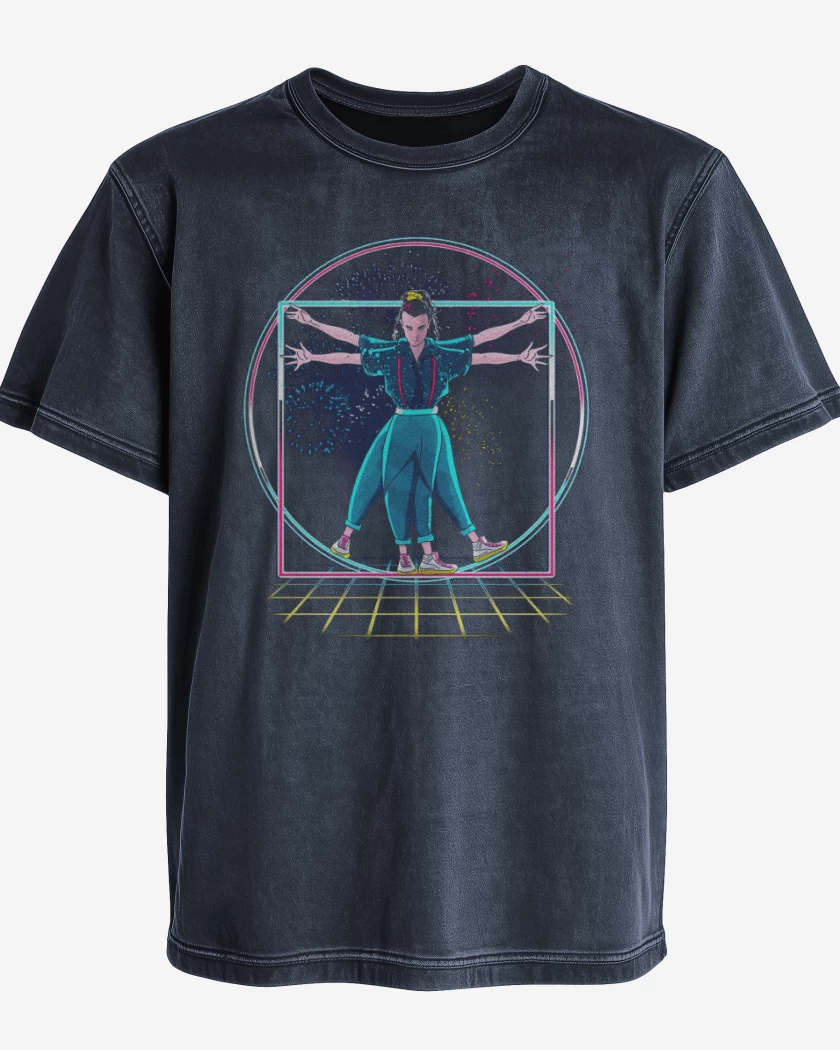 Polera desgastada Azul Marino de Ce