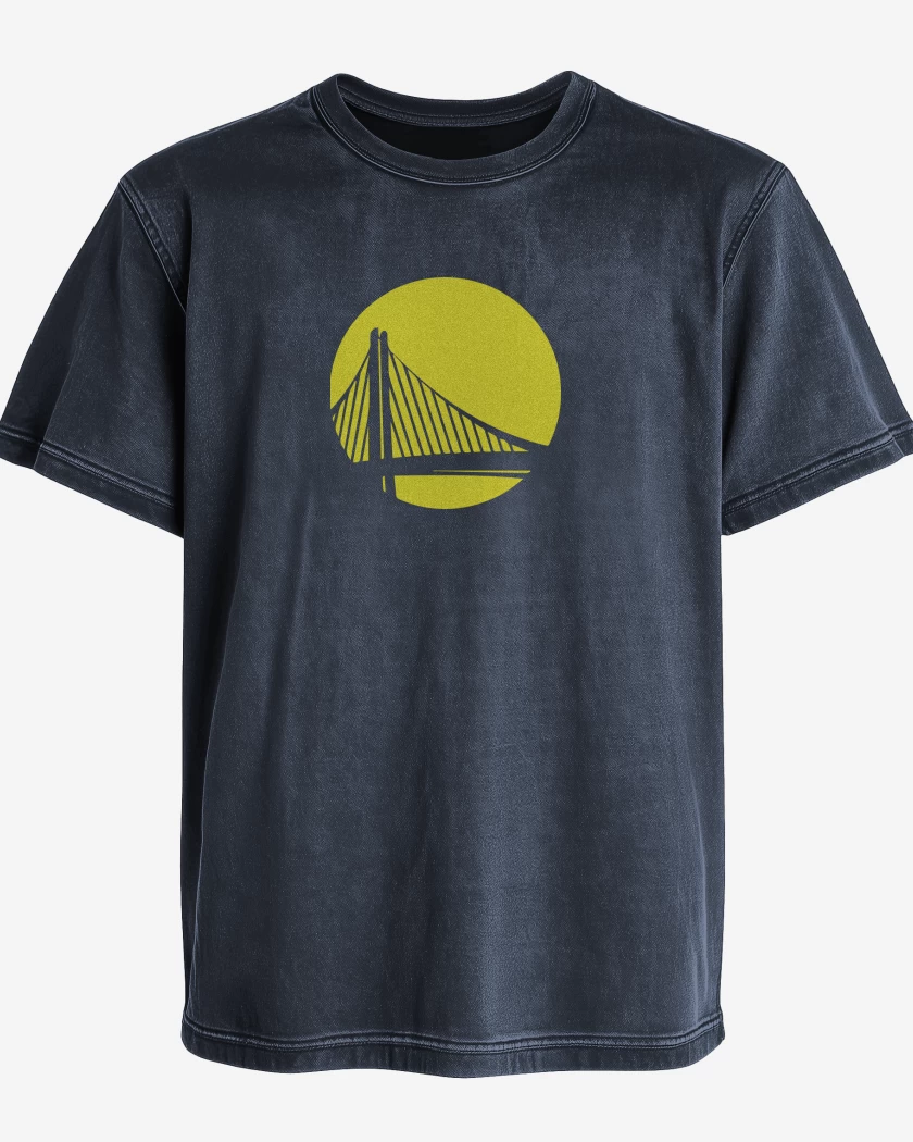 Polera desgastada Golden state
