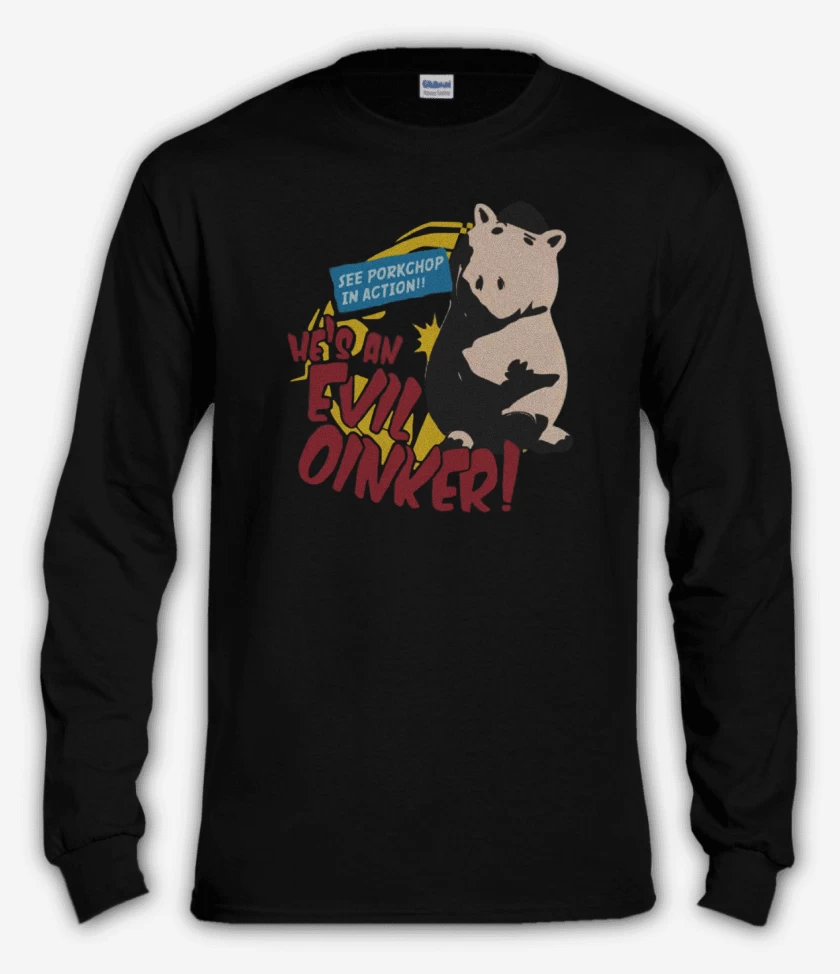 Polera manga larga Malvado doctor tocino
