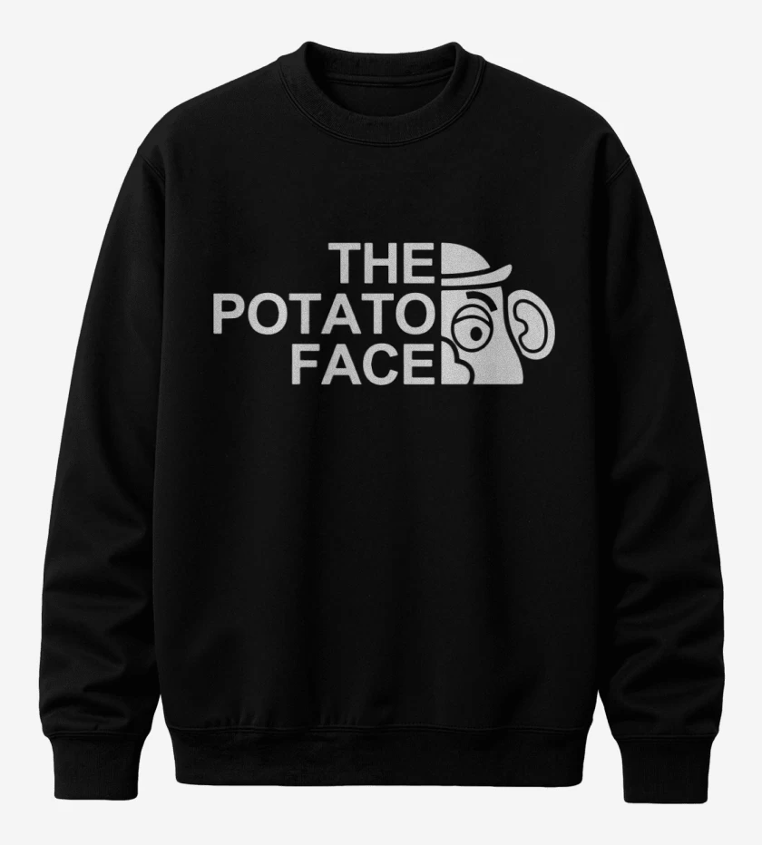 Poleron polo Negro de The Potato Face