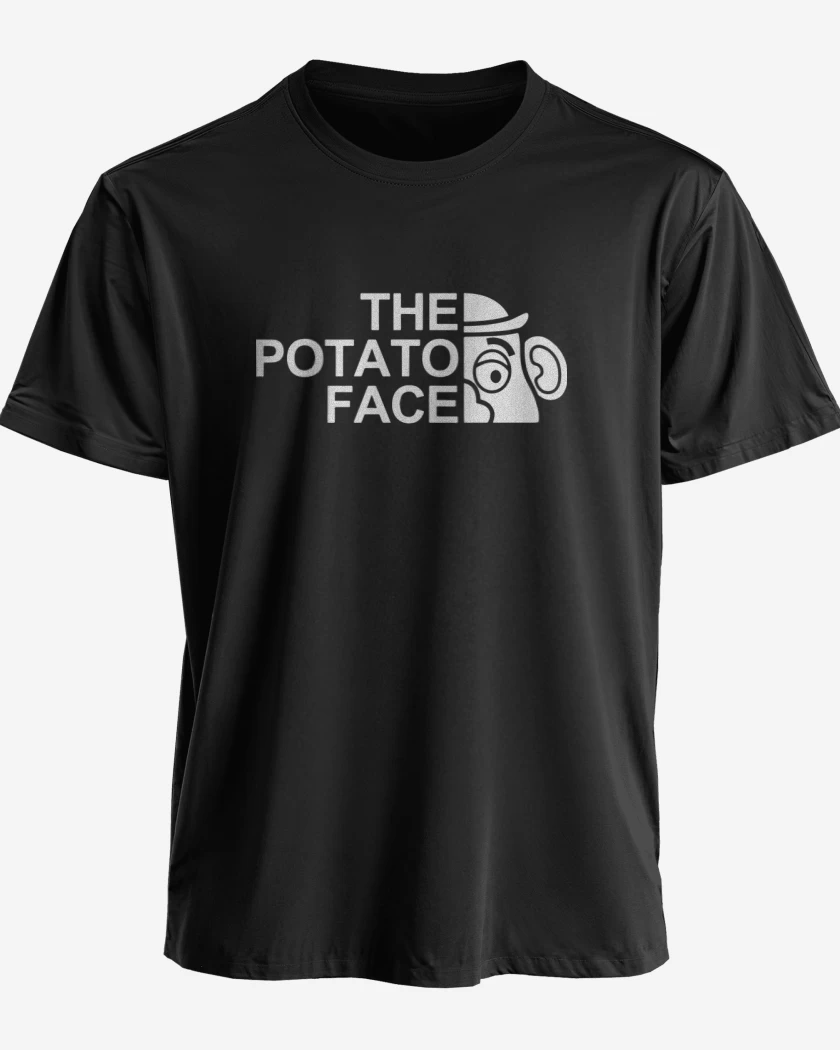Polera premium Negro de The Potato Face