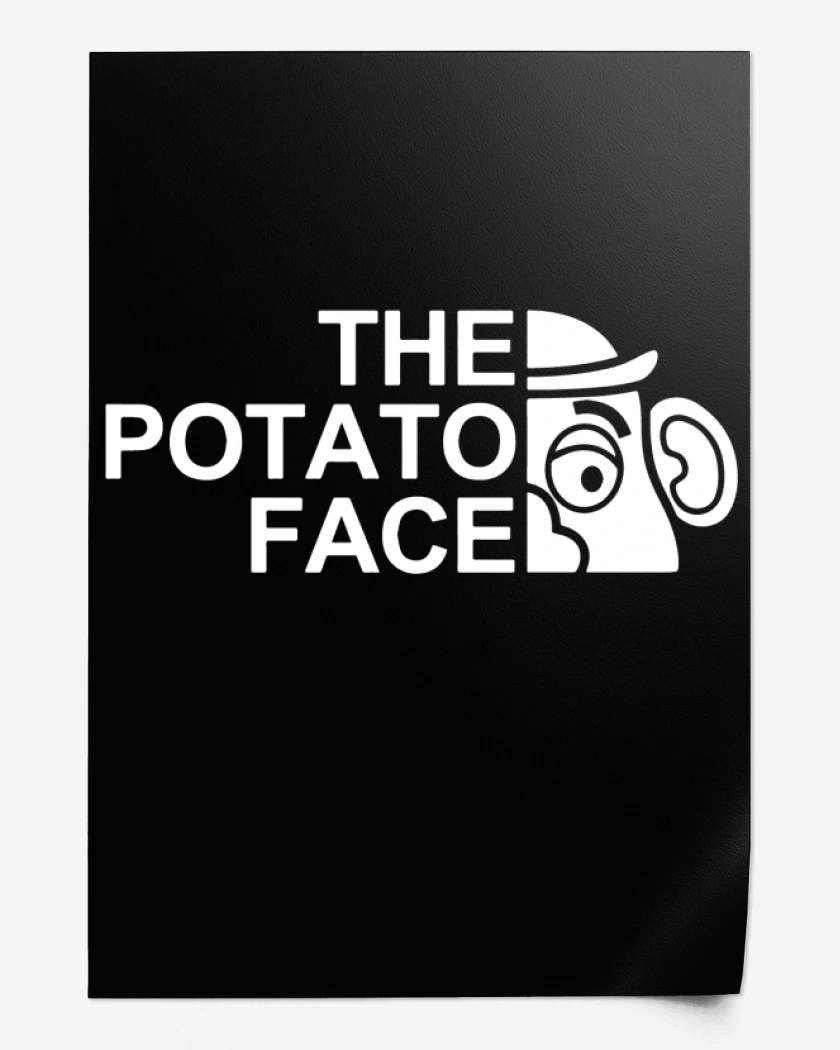 Print The Potato Face