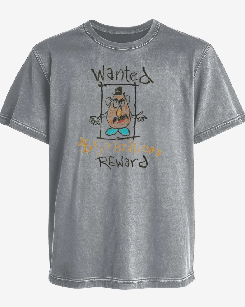 Polera desgastada Sr cara de papa recompensa