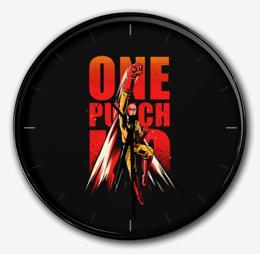 Reloj Negro de One punch man