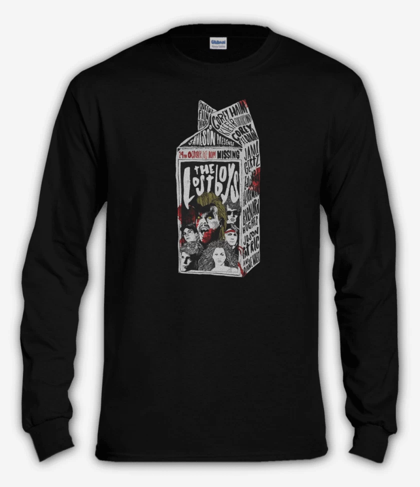 Polera manga larga Negro de The lost boys missing