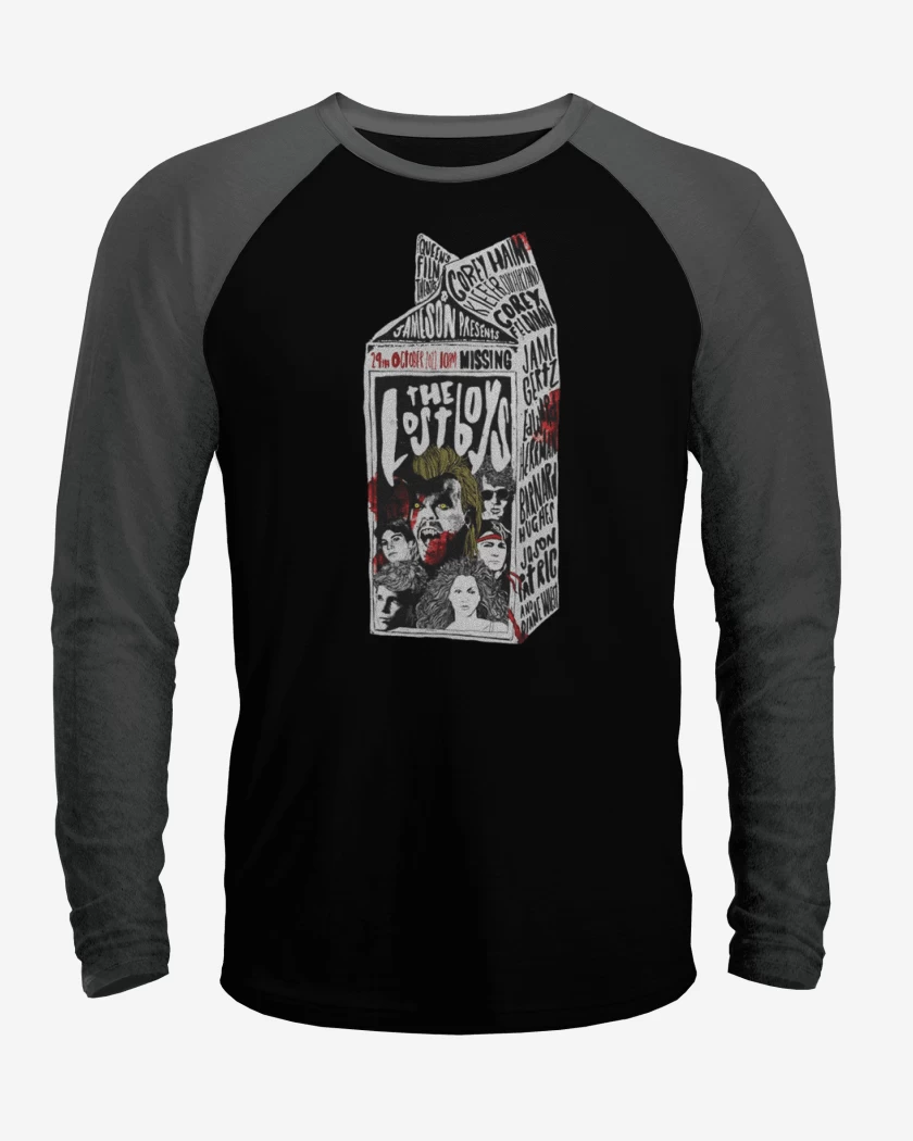 Polera Raglan The lost boys missing