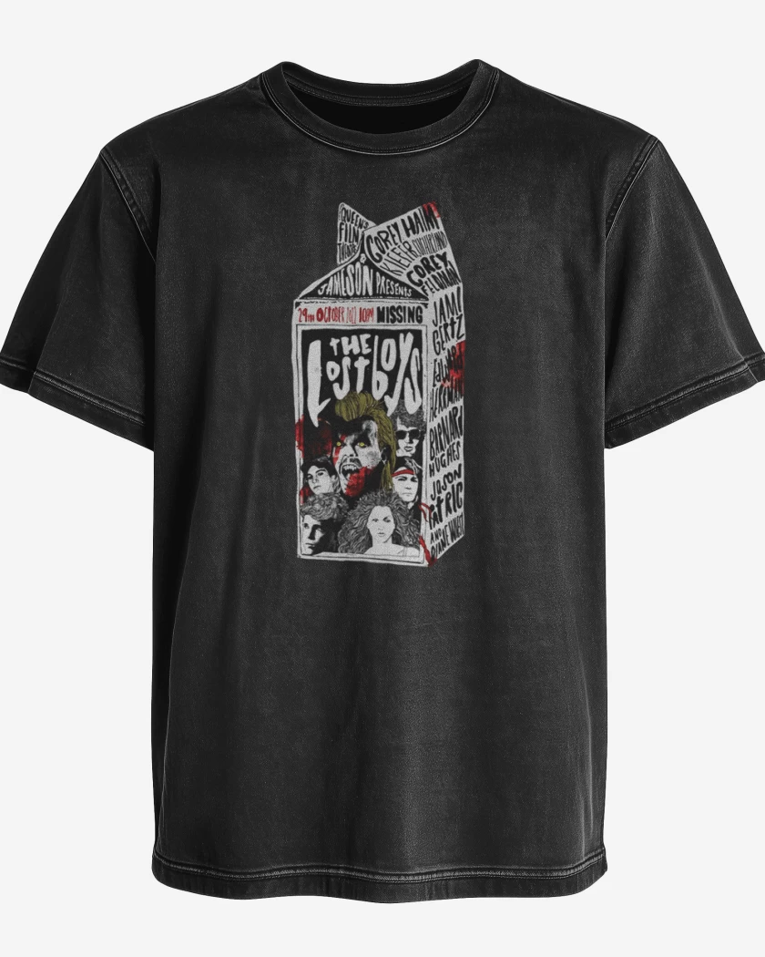 Polera desgastada The lost boys missing