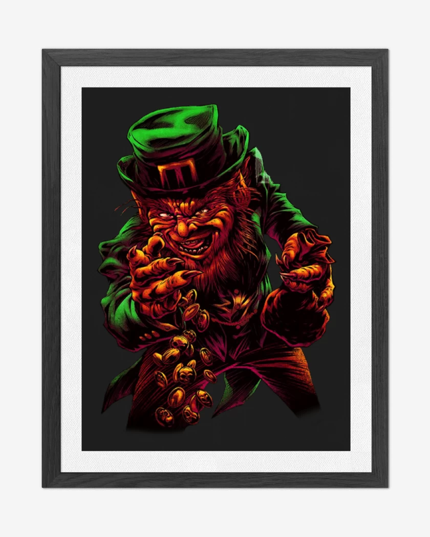 Cuadro decorativo Negro de Leprechaun