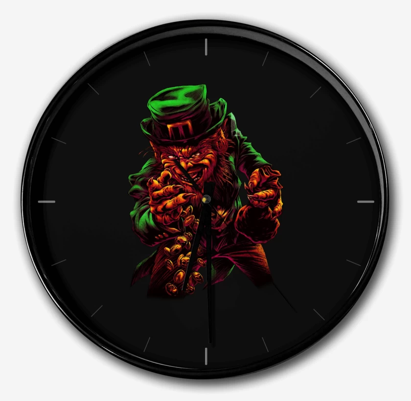 Reloj Negro de Leprechaun
