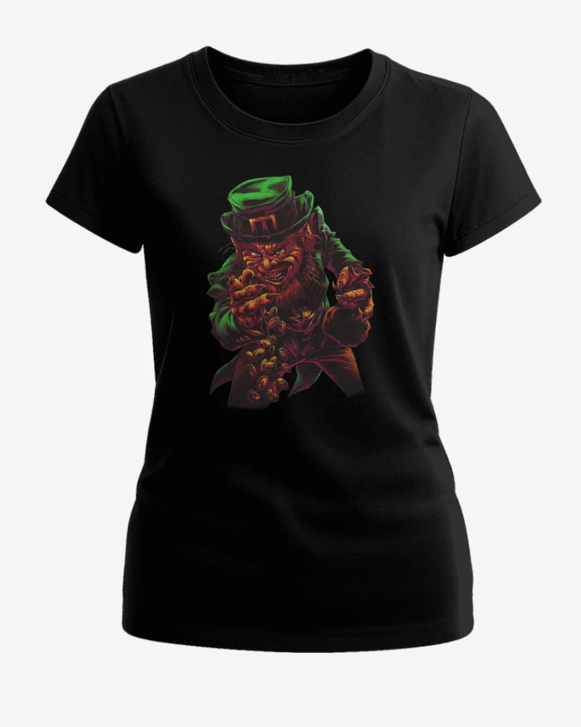 Polera de Mujer Negro de Leprechaun