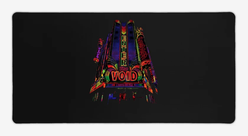 Mouse pad Gamer Negro de Enter the void