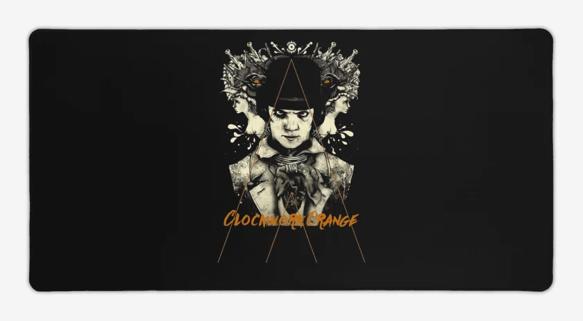 Mouse pad Gamer Negro de Clockwork Orange 2