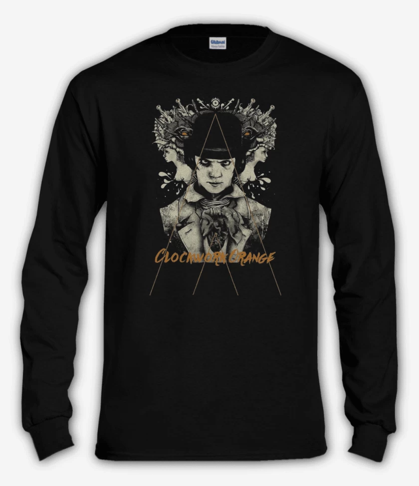 Polera manga larga Negro de Clockwork Orange 2