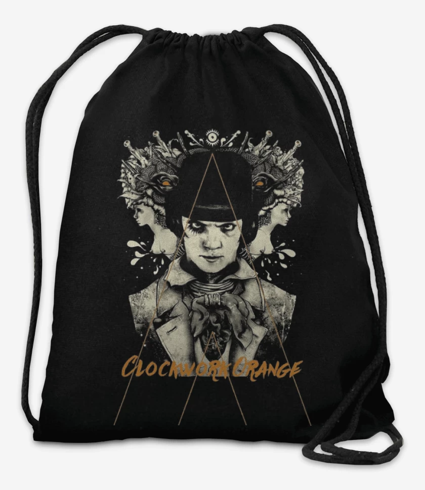 Mochila Negro de Clockwork Orange 2
