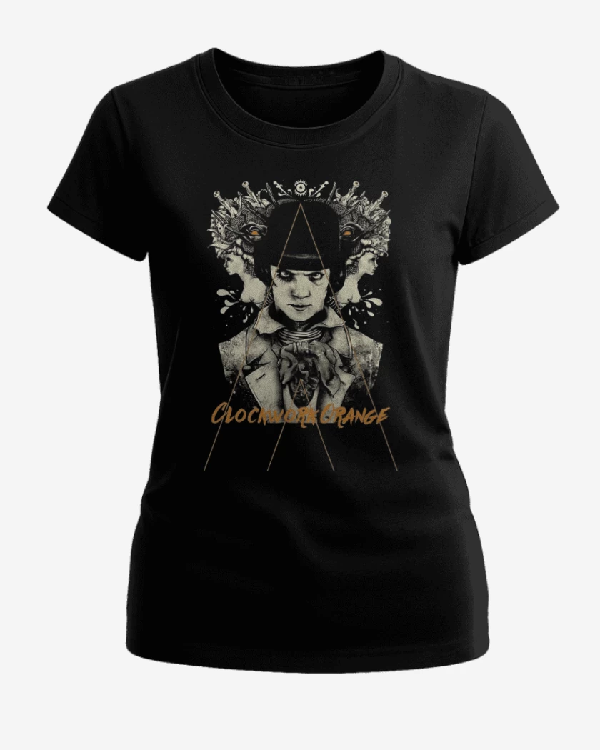 Polera de Mujer Negro de Clockwork Orange 2