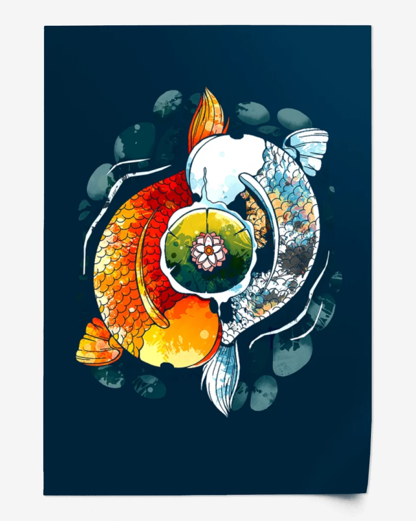 Print Ying Koi 