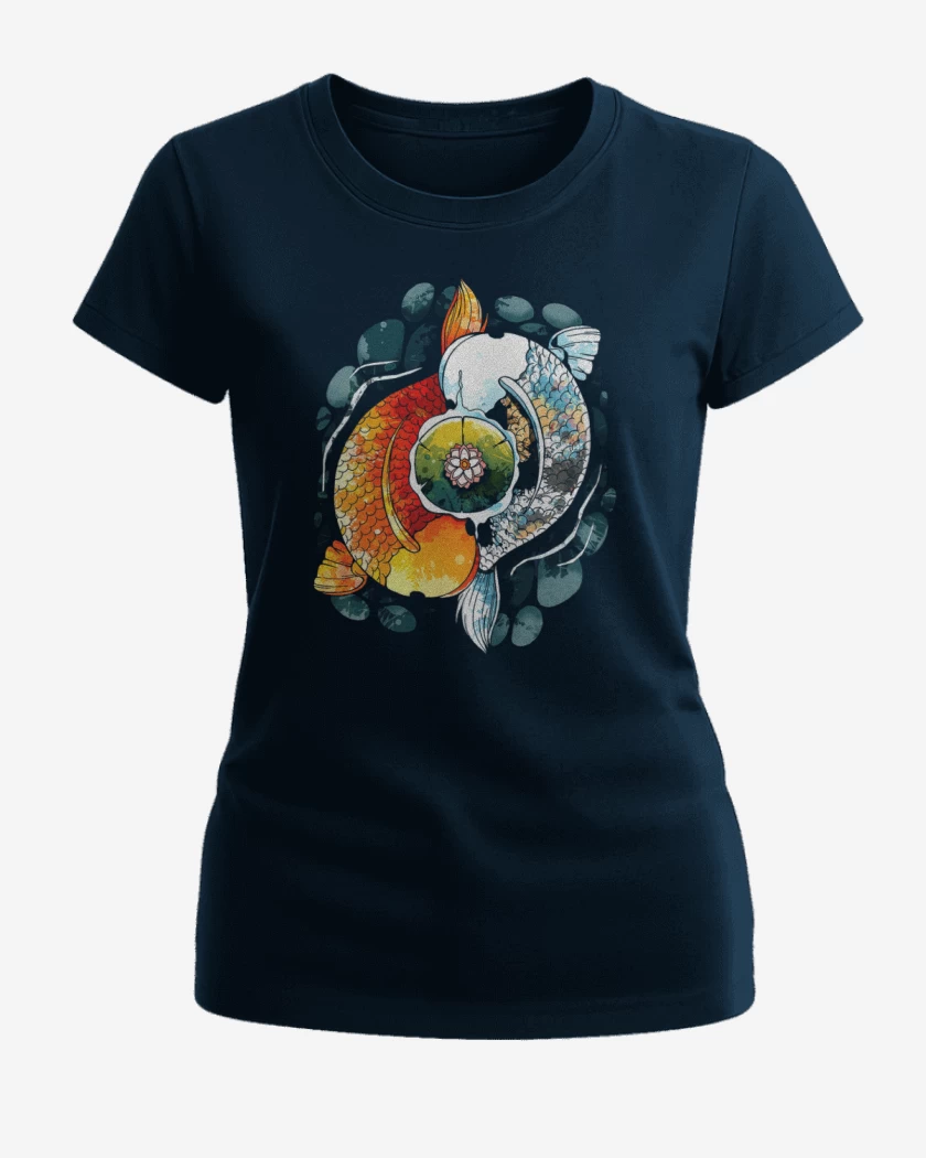 Polera de Mujer Azul Marino de Ying Koi 
