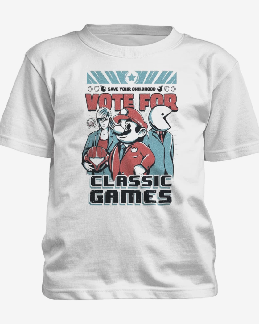 Polera de niño Blanco de vote for