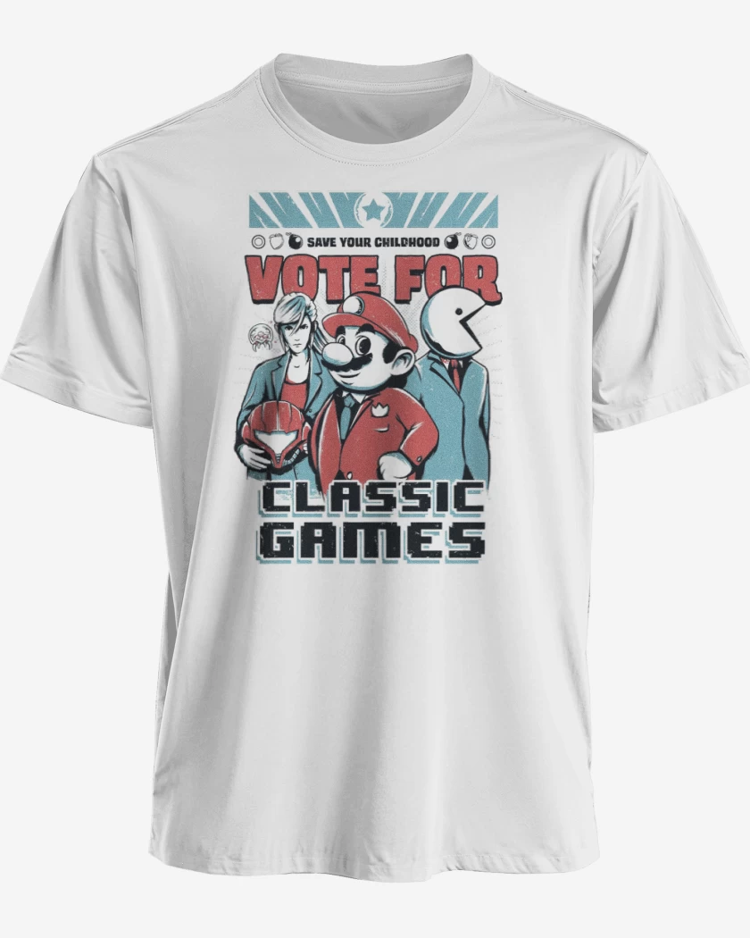 Polera premium Blanco de vote for