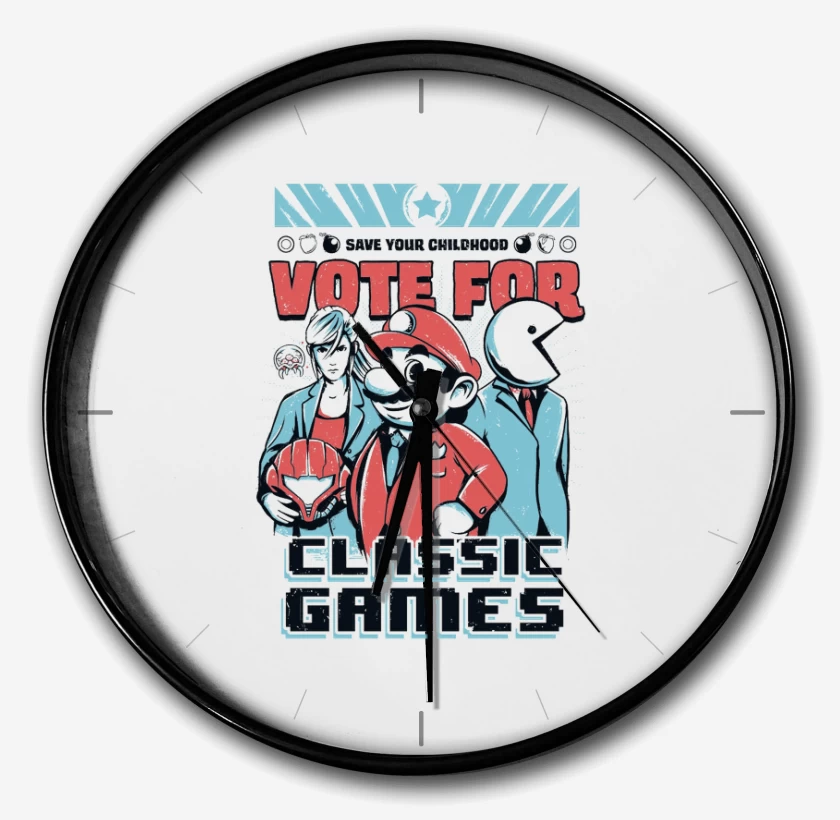Reloj Blanco de vote for