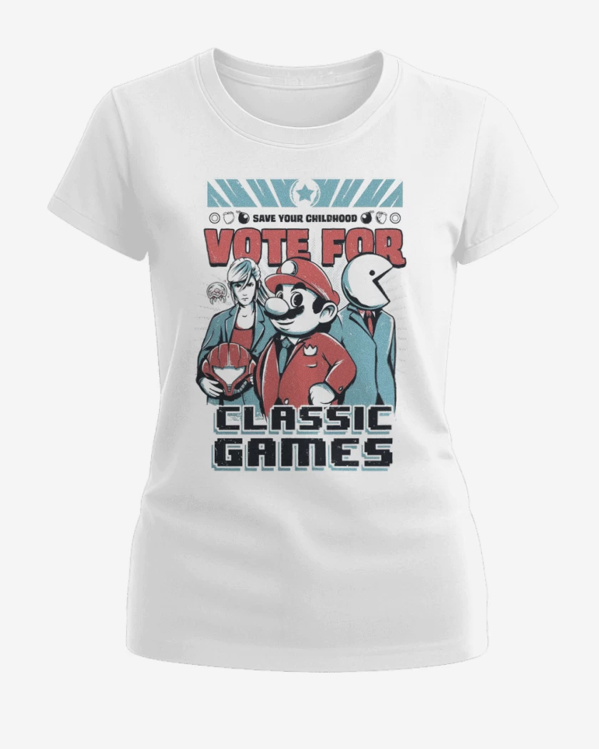 Polera de Mujer Blanco de vote for